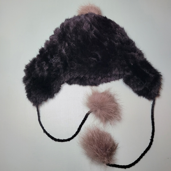 Vintage Fur Hat and Ear Warmer - Picture 2 of 4